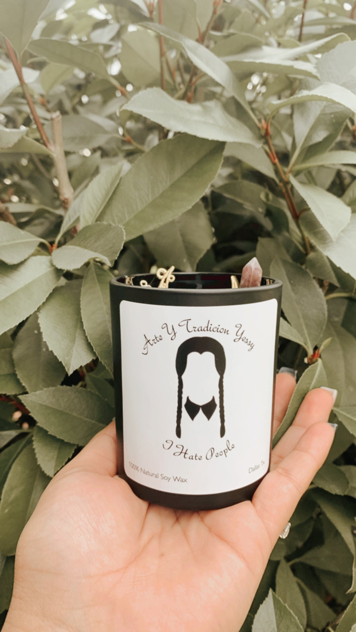 "I Hate People" Candle