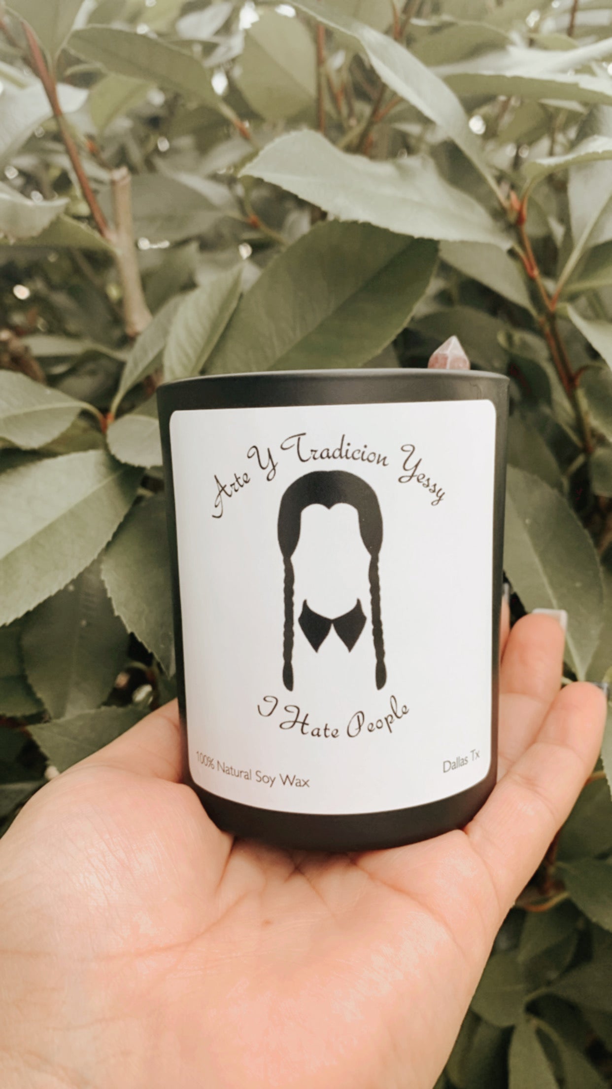 "I Hate People" Candle